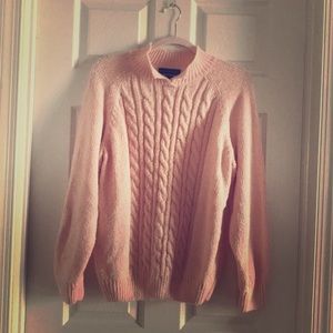 Pale pink Karen Scott sweater